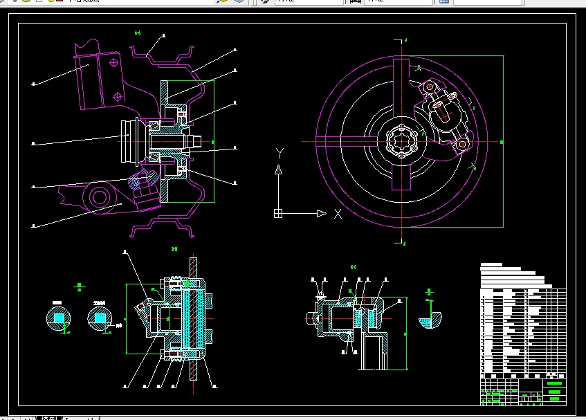 C314-前轮盘式制动器设计（浮钳盘式）
