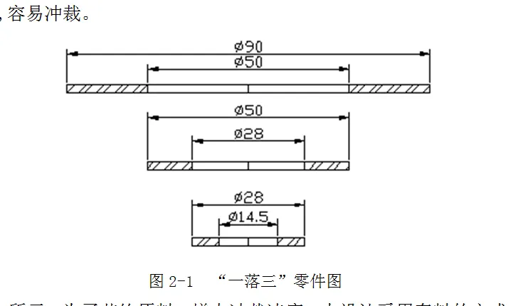 C370-平垫圈“一落三”冲压模具设计-长90