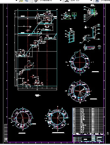 脱硫塔平台及旋梯