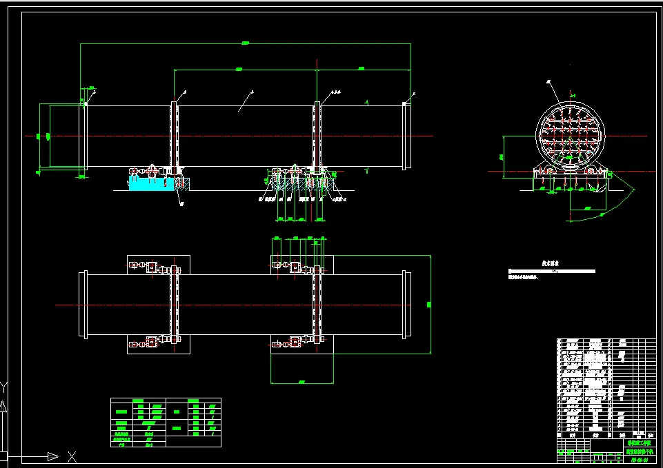 C439-ϕ2.2x12M高效回转烘干机设计