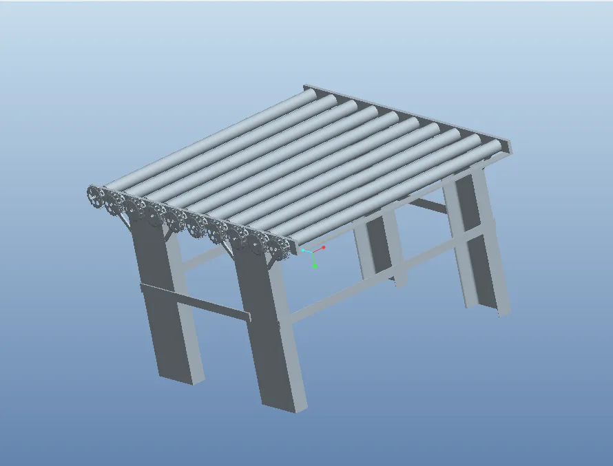 C481-滚筒式输送机的设计--辊子输送机[含Proe三维图]