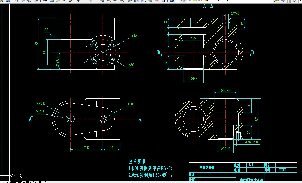 KS486-KCSJ-08阀体加工工艺及钻4-M6螺纹孔夹具设计