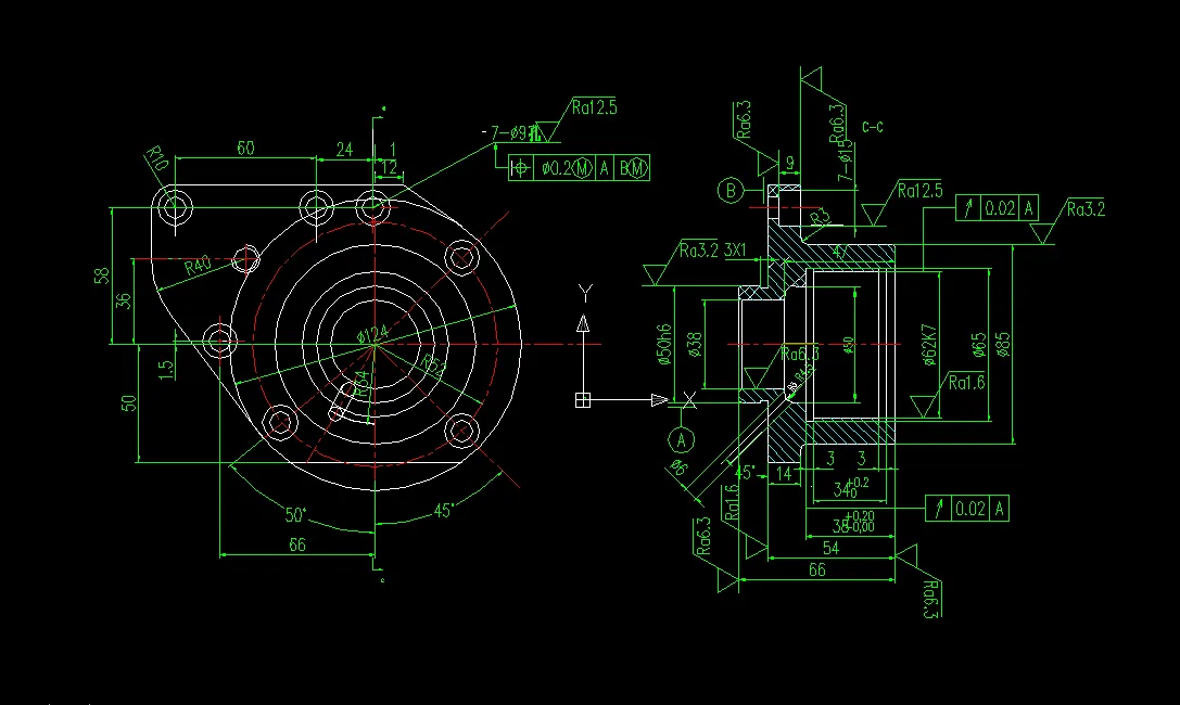 KS542B-法兰盘的加工工艺规程及铣侧面夹具设计[含SW三维]