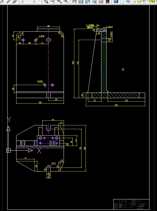 钻小头油孔夹具体
