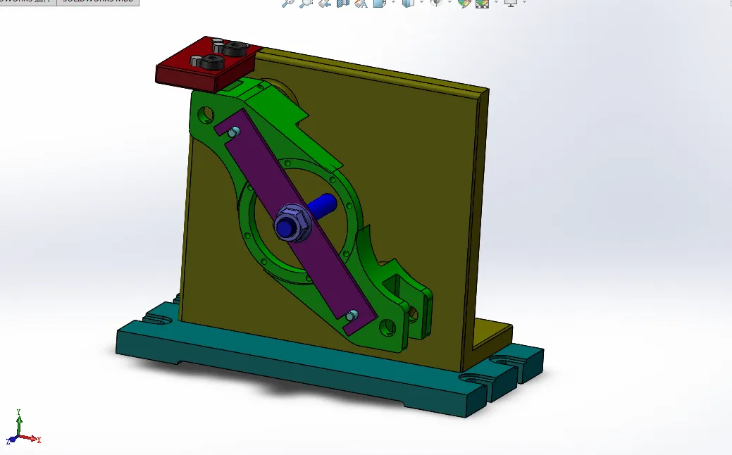 W300B-拨叉加工工艺及钻8孔夹具设计[含SW三维图]