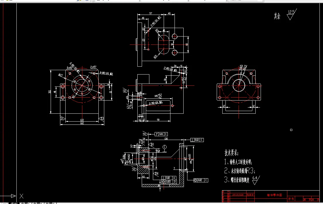 KS764-箱体零件的加工工艺及铣C面夹具设计