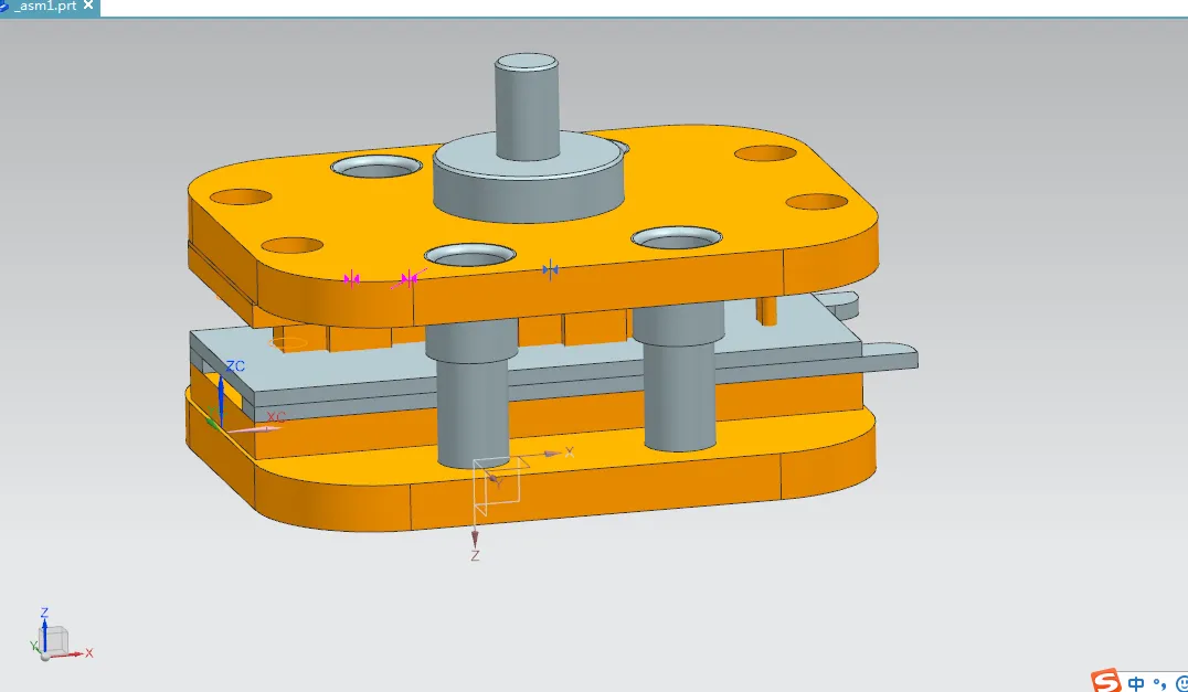 F851-多边形垫片的冲裁模设计[含UG三维图]长96
