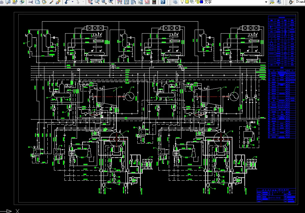全面热力系统图