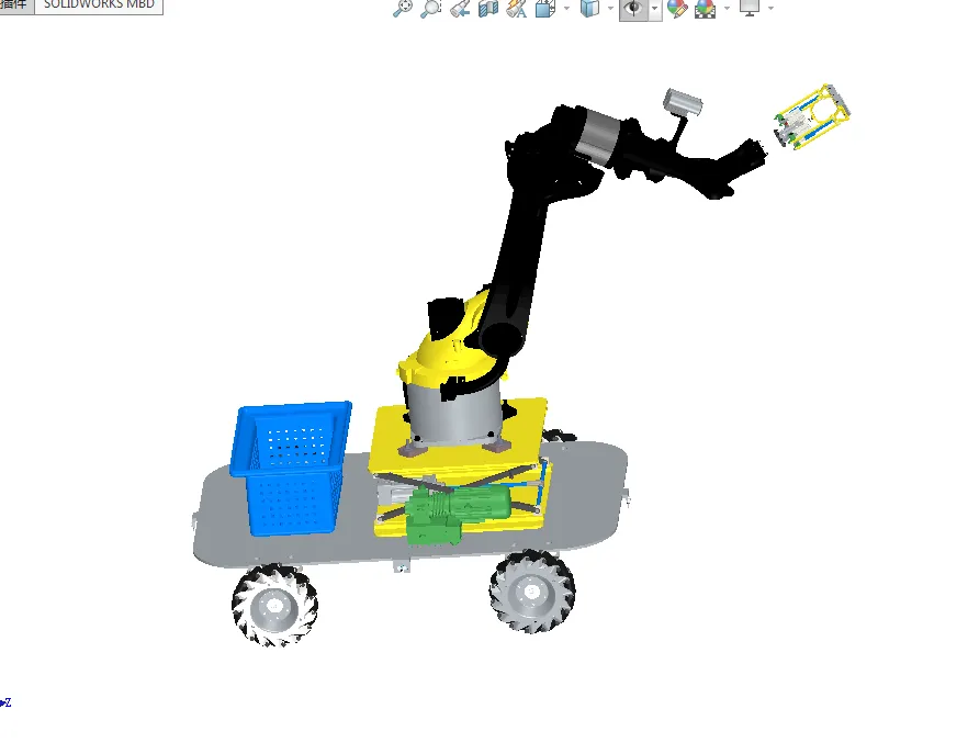 H215-果实采摘机械手的设计与仿真[含三维图]