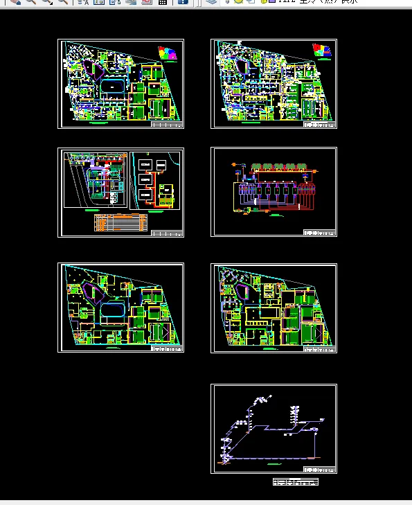 H258-昆山凤凰广场裙房5~6F暖通系统设计-