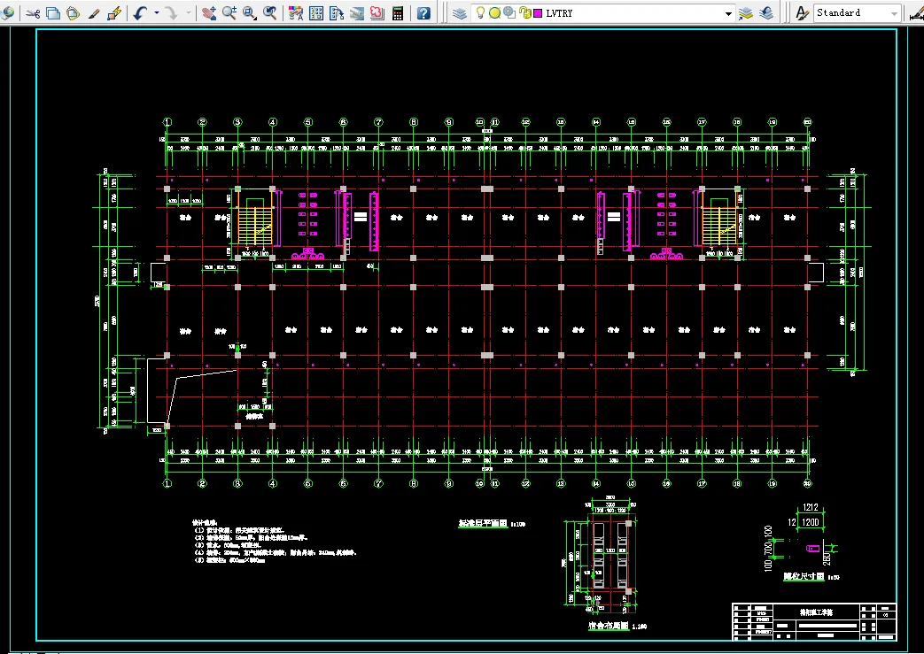 H297-孟津县双语实验学校学生宿舍楼建筑与结构设计-4层4500平米