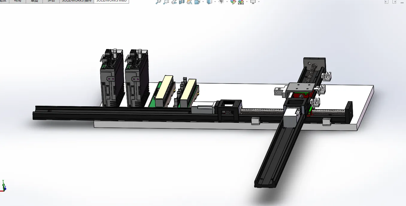 H328-基于PLC的运动系统触摸屏监控设计[含SW三维图]