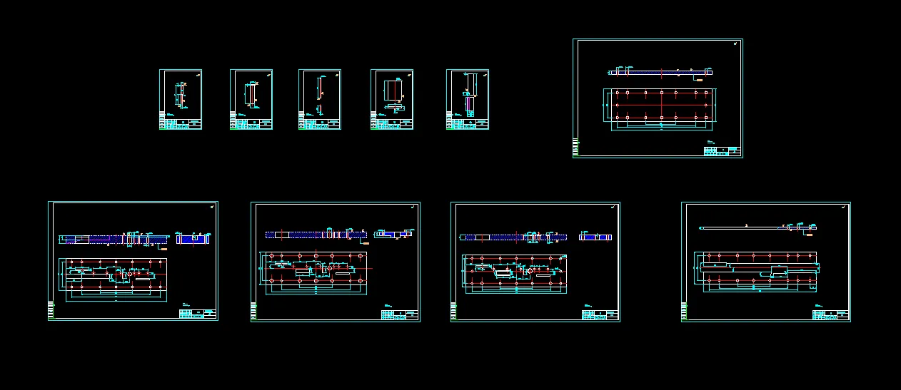 10张模具零件图