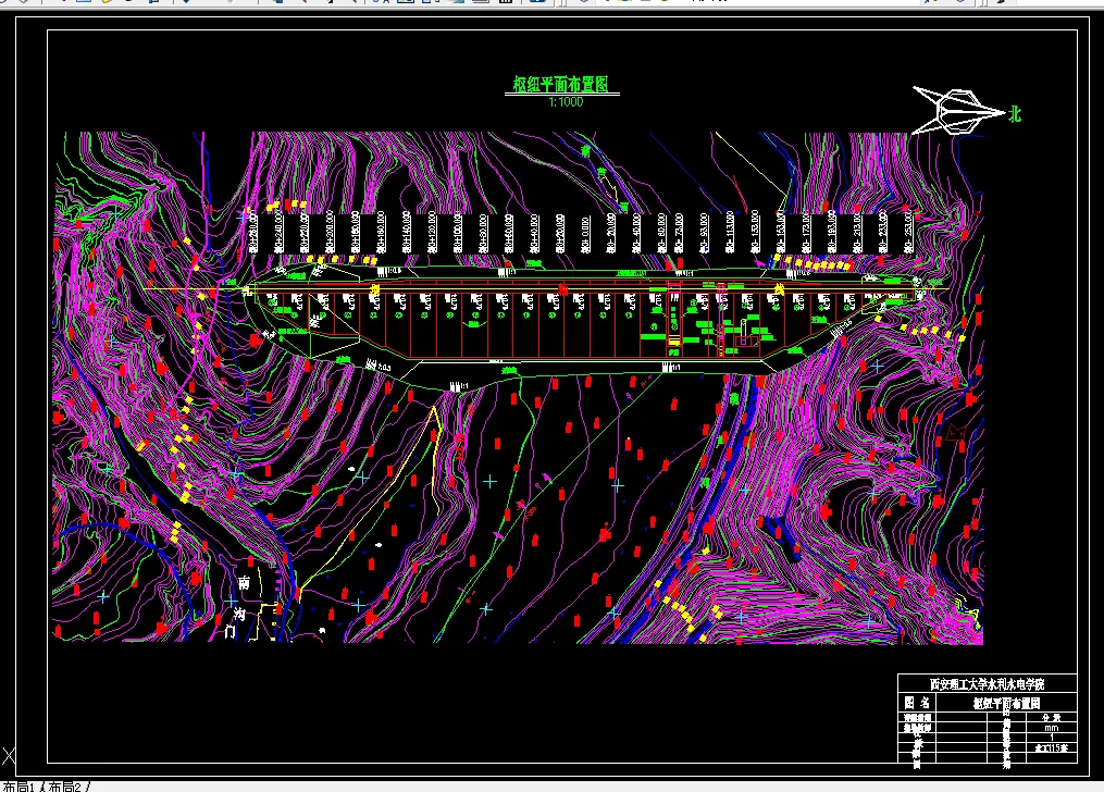 枢纽平面布置图