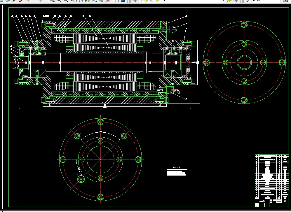 H989-电主轴系统设计及其温度分布检测
