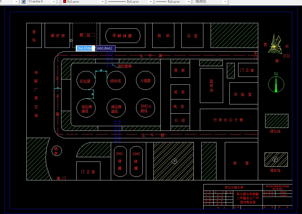 全厂平面布置图