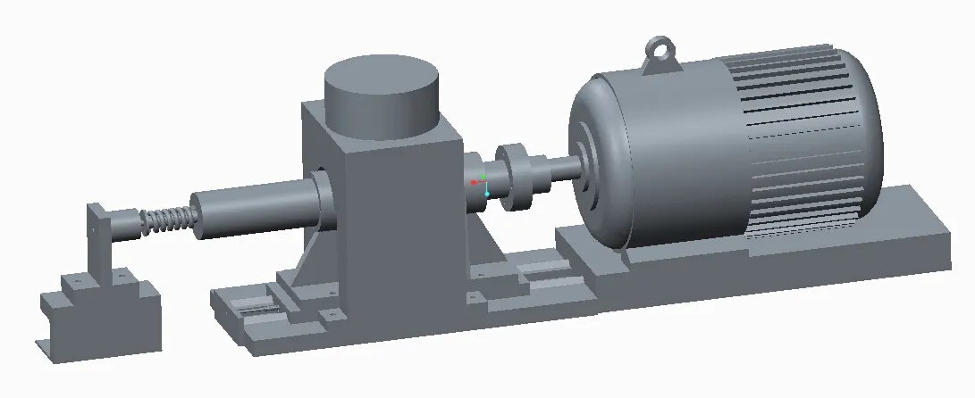 i509-电主轴-轴承特性试验台设计【含croe三维图】
