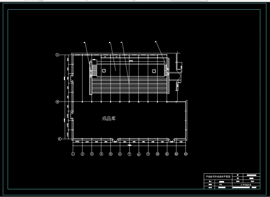 干燥车间平面图