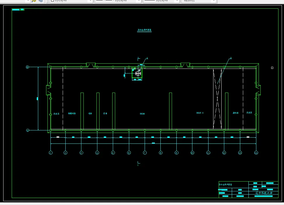 5.原料仓库平面图
