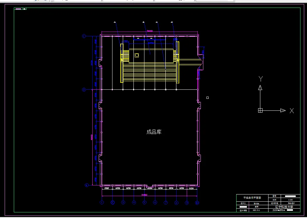干燥车间平面图