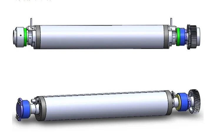 i718-书刊胶印机印刷滚筒设计[含SW三维图]