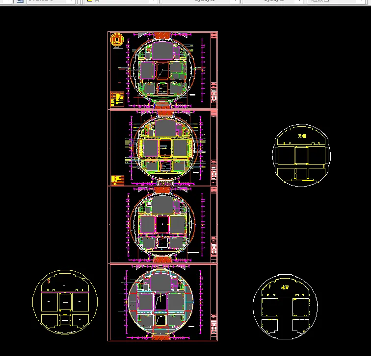 三层平顶索引地纹
