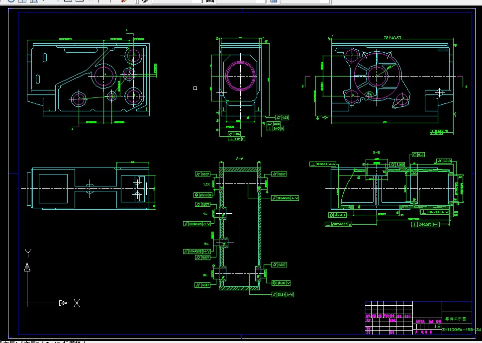 i970-S195柴油机机体三面精镗组合机床总体设计及夹具设计