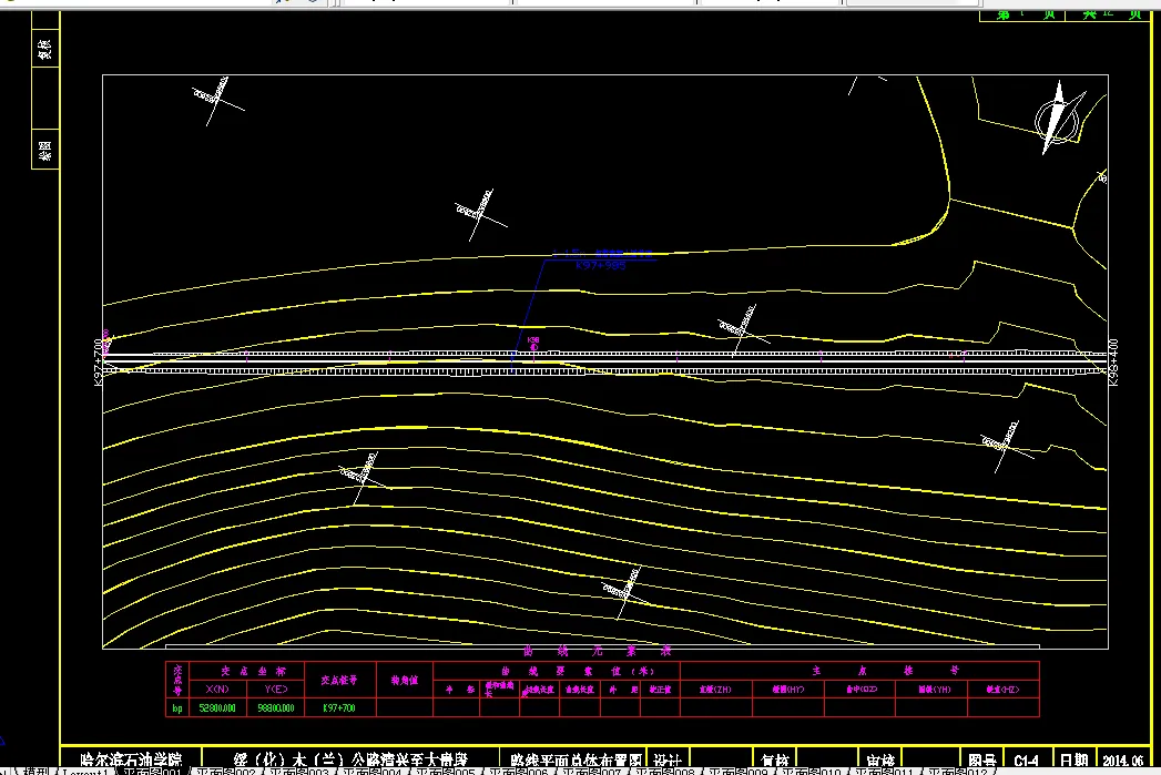 路线平面总体布置图