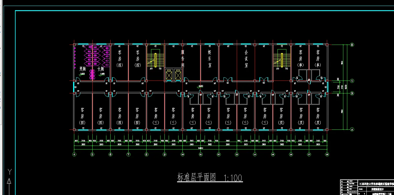J487-南方旅馆设计-5层，5960平米