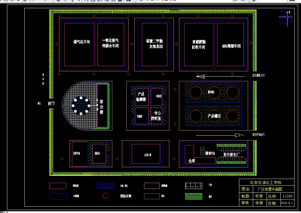 厂区布置平面图