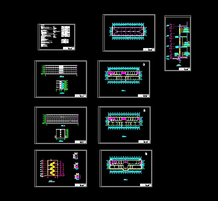 J930-唐山学院办公楼设计【带施工组织】4层，2661平米