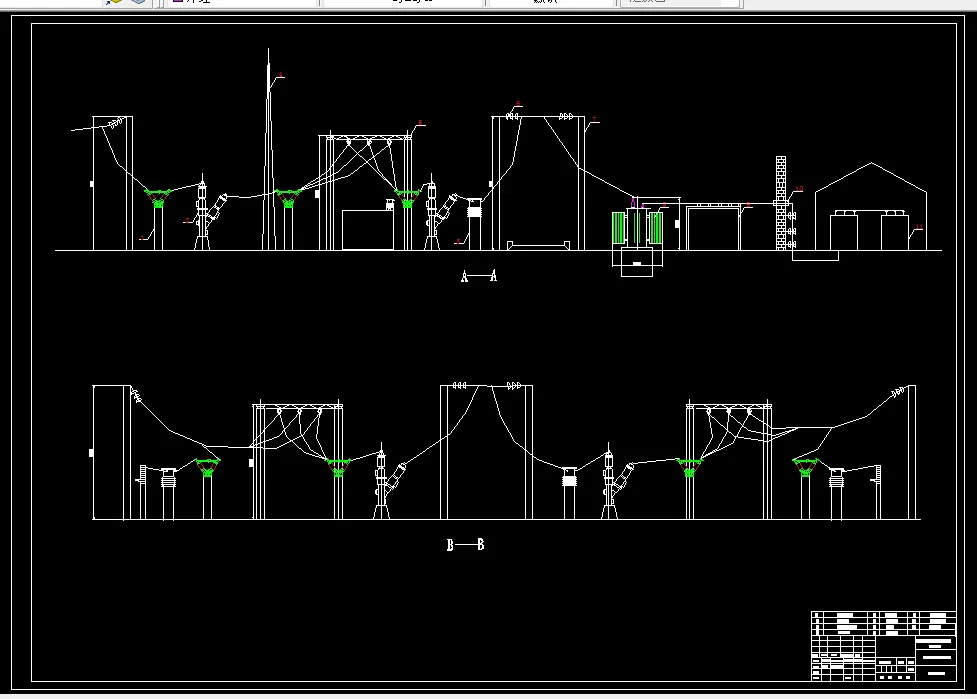 35kV变电所剖面图