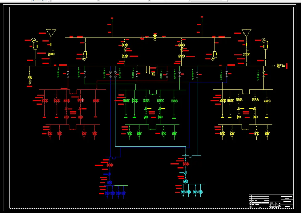 变电所主接线图