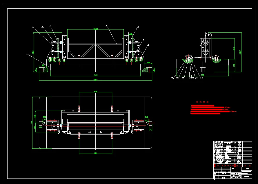 焊接夹具装配图