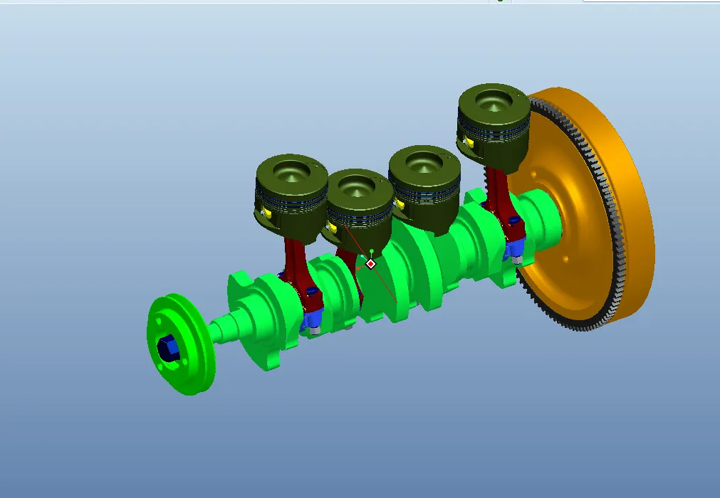 K252-发动机曲轴连杆机构仿真及有限元分析设计-adams[含Proe三维图]