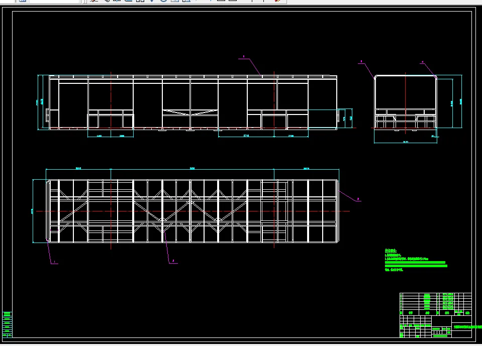 K367-大型客车车架车身总体设计ANSYS分析