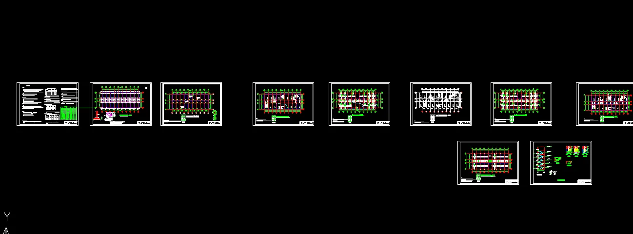 K419-信阳市第一中学办公楼设计-3716平米，6层