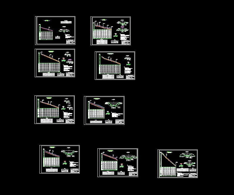 渠道纵横断面图9张