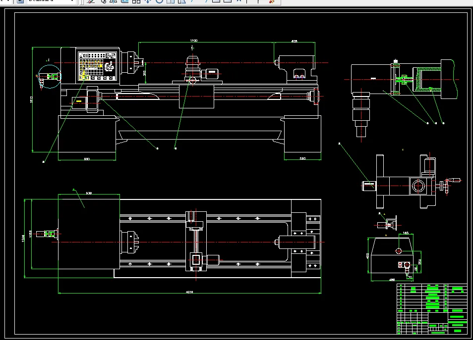 K582-Φ600mm的数控车床总体设计及纵向进给设计