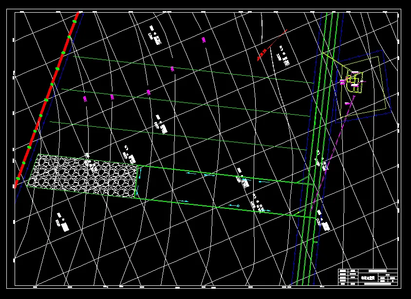 巷道布置平面图