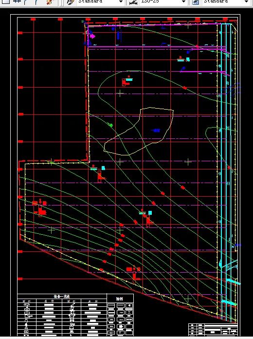 巷道布置平面图