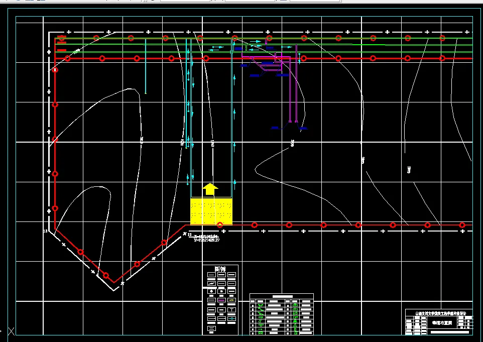 巷道布置平面图