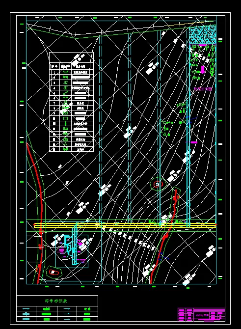 巷道布置平面图