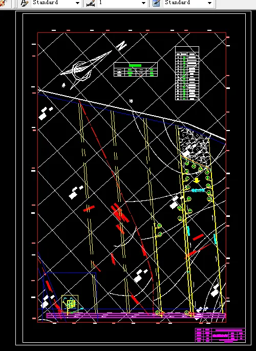 巷道布置平面图