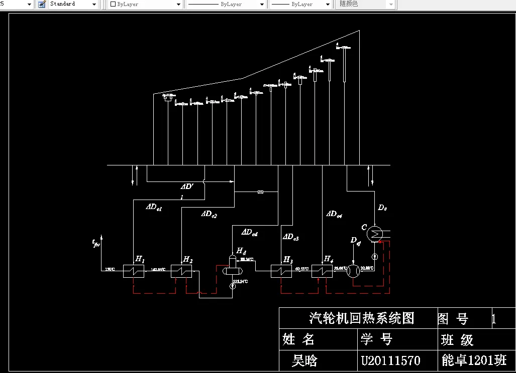 L328汽轮机课程设计-N25-3.5435汽轮机通流部分热力设计