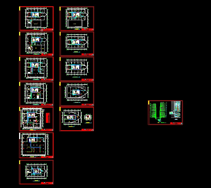 电视监控电缆电视系统13张