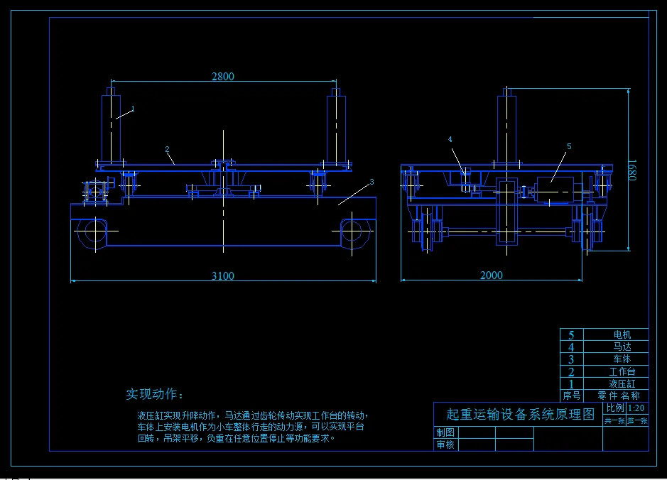 起重运输设备系统原理图