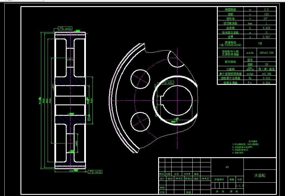 L495-V带-一级直齿圆柱减速器设计-联轴器(Pw=5.4_nw=74)