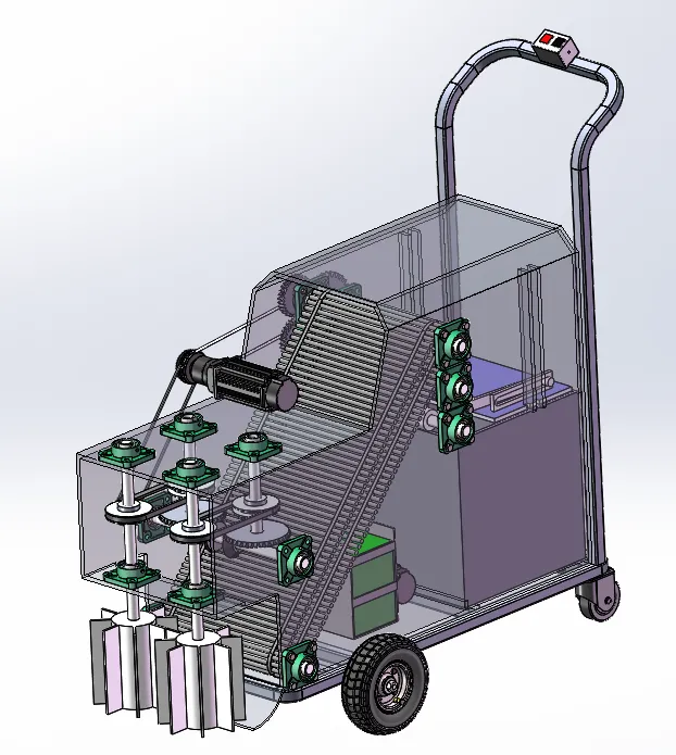 L643-落叶清扫机设计[含SW三维图]
