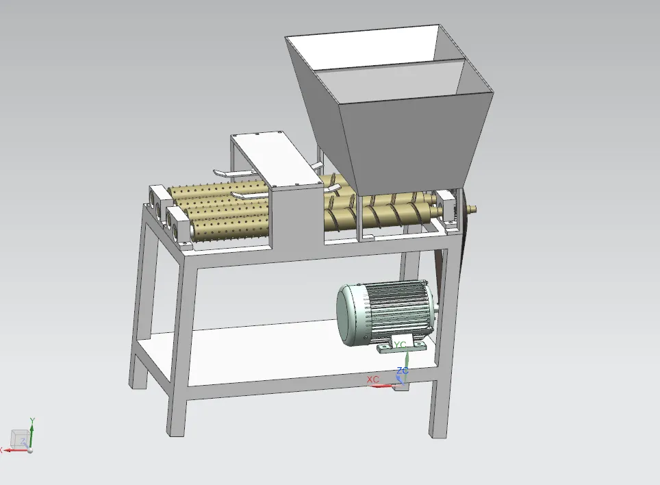 L740-竹笋去皮机的设计[含UG三维图]